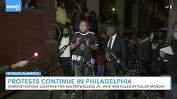 Philadelphia Sees Second Night Of Protests News Clip