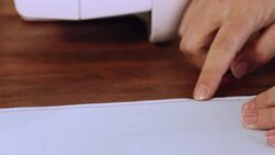 How to Sew a Topstitch on a Sewing Machine Instructional Video