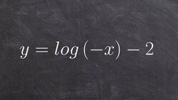 Graphing the logarithmic equation with a horizontal & vertical translation Instructional Video
