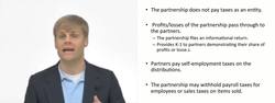 Understanding How Partnerships are Taxed Instructional Video
