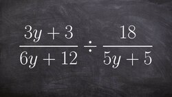 Divide two rational expressions by following step by step process Instructional Video