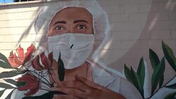 VOICED : Con la pandemia, la salud también inspira el arte callejero de Sao Paulo News Clip