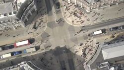Aerials of Oxford Street News Clip