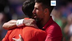 Djokovic wins his first Olympic gold medal after beating Alcaraz in men's tennis final News Clip