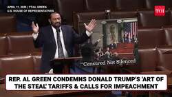 'Impeach, Convict & Kick Out': U.S. Congressman Dares Trump Over Tariffs | Watch Full Speech News Clip