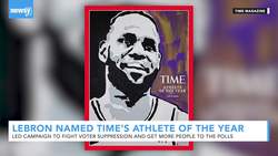 Lebron James Named Time's Athlete Of The Year News Clip