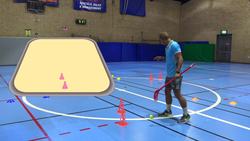 Hockey 2. Circle dribbling: In a shape | Teaching Fundamentals of PE Instructional Video