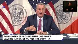 Leaders And Law Enforcement At Odds Over COVID Vaccine News Clip