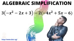 Learn how to perform this Algebraic Simplification! Instructional Video