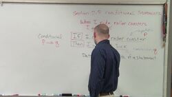 How to determine the truth of a statement using a truth table Instructional Video