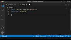 Express Framework Mastery: From Beginner to Advanced with Node.js - Spin Up a Web Server with Express.js Instructional Video