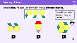 Composing pattern block images Instructional Video