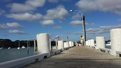 Family Fishing from a Boat Jetty Stock Footage