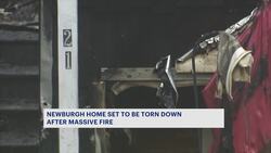 Newburgh home engulfed in flames; woman escapes unharmed News Clip