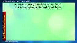 Accounting Test Time - BRS - Part 1 Instructional Video
