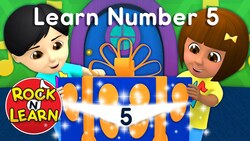 Learn About the Number 5 Instructional Video