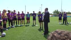 Starmer visits Lionesses ahead of Euros News Clip