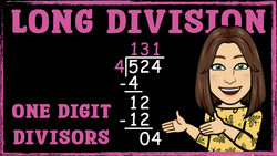 Introduction to Long Division with 1-Digit Divisors Instructional Video