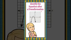 Identify the Vertex Form of a Quadratic Function | HS.F-BF.3 Instructional Video