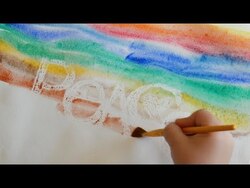 Art Activity: White Crayon with Watercolor Instructional Video