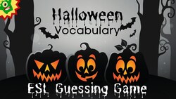Halloween Vocabulary Games ESL | Fun and Scary Guessing Game Instructional Video