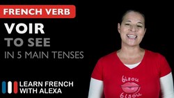 Voir (to see) in 5 Main French Tenses Instructional Video