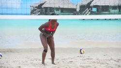 CLEAN : Tokyo 2020: Cuban Olympic beach volleyball players train in bubble News Clip