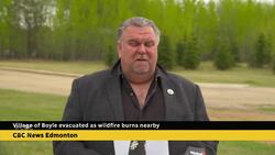 Village of Boyle evacuated as wildfire burns nearby News Clip