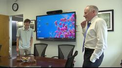 Darien High School senior leads effort to change town flag News Clip