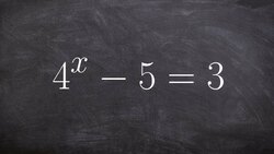 Learn the basics for solve an exponential equation using a calculator Instructional Video