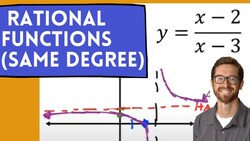 Rational Functions (same degree) Instructional Video