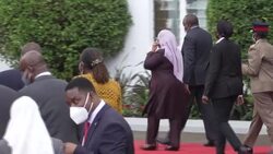 CLEAN : New president of Tanzania visits Kenya, bids to "promote trade" News Clip