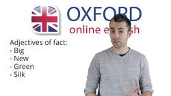 Adjective Order in English - English Grammar Lesson Instructional Video