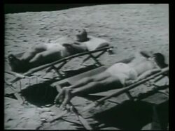 US Army in Saipan, Japanese aerial bombardment, night time bombs, aftermath, Pacific War Stock Footage