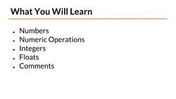 Python 3 for Beginners: Python Numbers and Operations Instructional Video