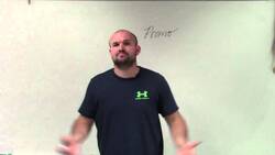 Tutorial - Promo for solving an equation with a variable on both sides Instructional Video