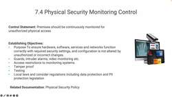 Physical security monitoring control Instructional Video
