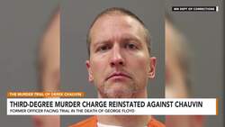 Third-Degree Murder Charge Reinstated Against Chauvin News Clip