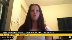 Canadian youth elect Liberal minority, NDP opposition in mock vote News Clip