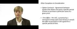Exceptions to the Rule of Present Consideration in Contract Law Instructional Video
