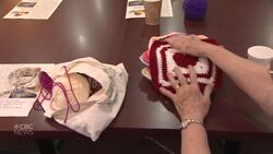 19 years and 500 blankets. These knitters love helping anyone in need News Clip