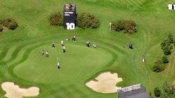 Golfers during a practice round ahead of LIV Golf Invitational News Clip