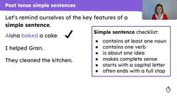 Past tense Instructional Video