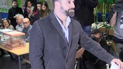 Vox party leader votes in Spanish election News Clip