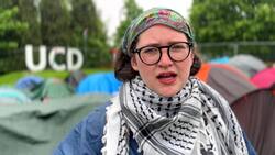 Encampment ‘just the start’ of Gaza protests at Irish universities, says student News Clip