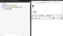 HTML CSS and JavaScript for Beginners - A Web Design Course - JavaScript Loops Instructional Video
