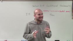 Rewriting a statement as a conditional statement Instructional Video