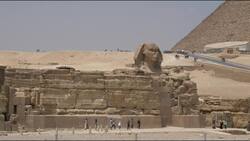Egypt, Giza, Sphinx Stock Footage