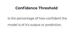 Confidence Threshold Instructional Video