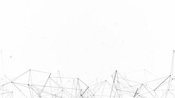 Clean White Abstract polygonal Digital Geometrical Polygon Plexus Fractals Moving low poly Technologies Minimalist design element Seamless loop background for corporate business presentation Stock Footage